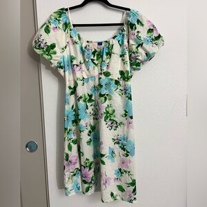 Floral mini dress
